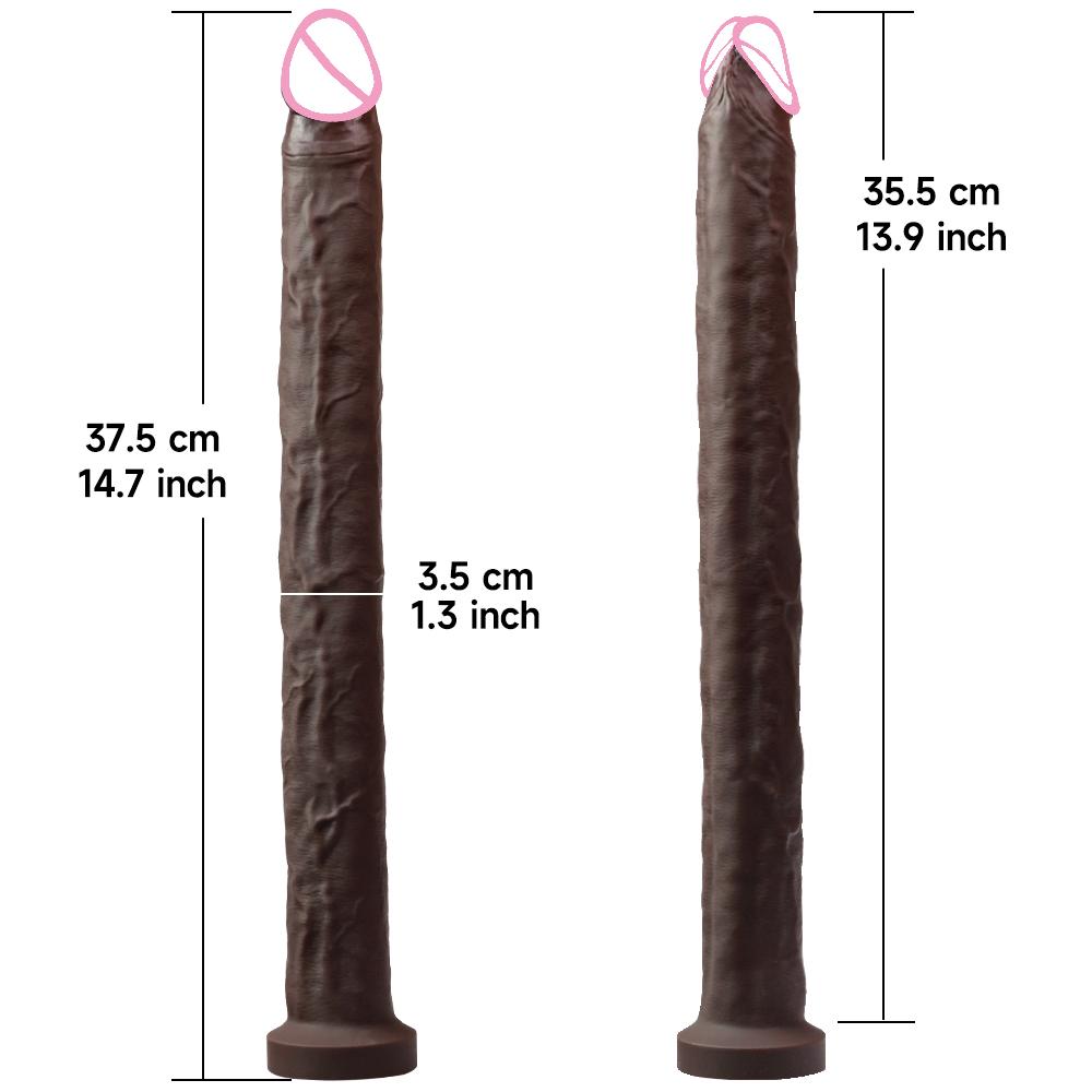 40CM Long Dildo Realistic Snake Shape Single Layer Silicone Big Penis Soft Anal Sex Toy Suction Cup Dick for Women G-spot Orgas