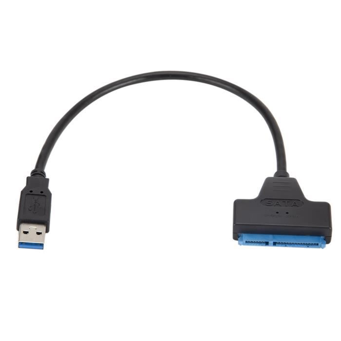 Adaptateur De Convertisseur USB 3.0 Vers SATA III 22 Broches Pour Ordinateur Portable