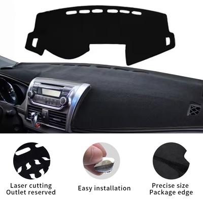 Коврик на приборную панель автомобиля для Toyota Vios XP150 Yaris Sedan 2014 2015 2016 2017 2018 2019 Защитный коврик от солнца на панель приборов Dash Pad Dashmat