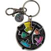 Color Fidget Enamel Pin, Color Fidget Wheel for Artists, 3 In 1 Pin & Keychain Magnet Anxiety Relief Badge