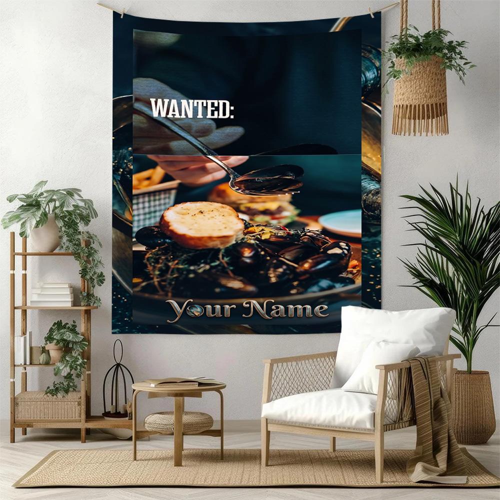 Pecco Bagnaia Custom Your Name Wall Decor Tapestry Art For Pet Memorial Birthdaywedding Party Backdrop Family Gift