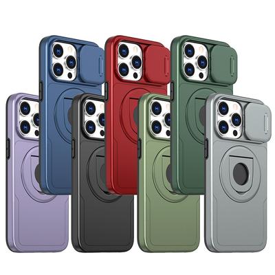 Новое для IPhone15Pro Чехол-кольцо для телефона Магнитный держатель Magsafe для Apple 15Plus Крышка с выдвижным окном