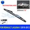 14" автомобильный задний лобовое стекло мягкий резиновый дворник HD тихий автомобильный дворник автомобильные аксессуары для Renault Laguna II 2010-2012