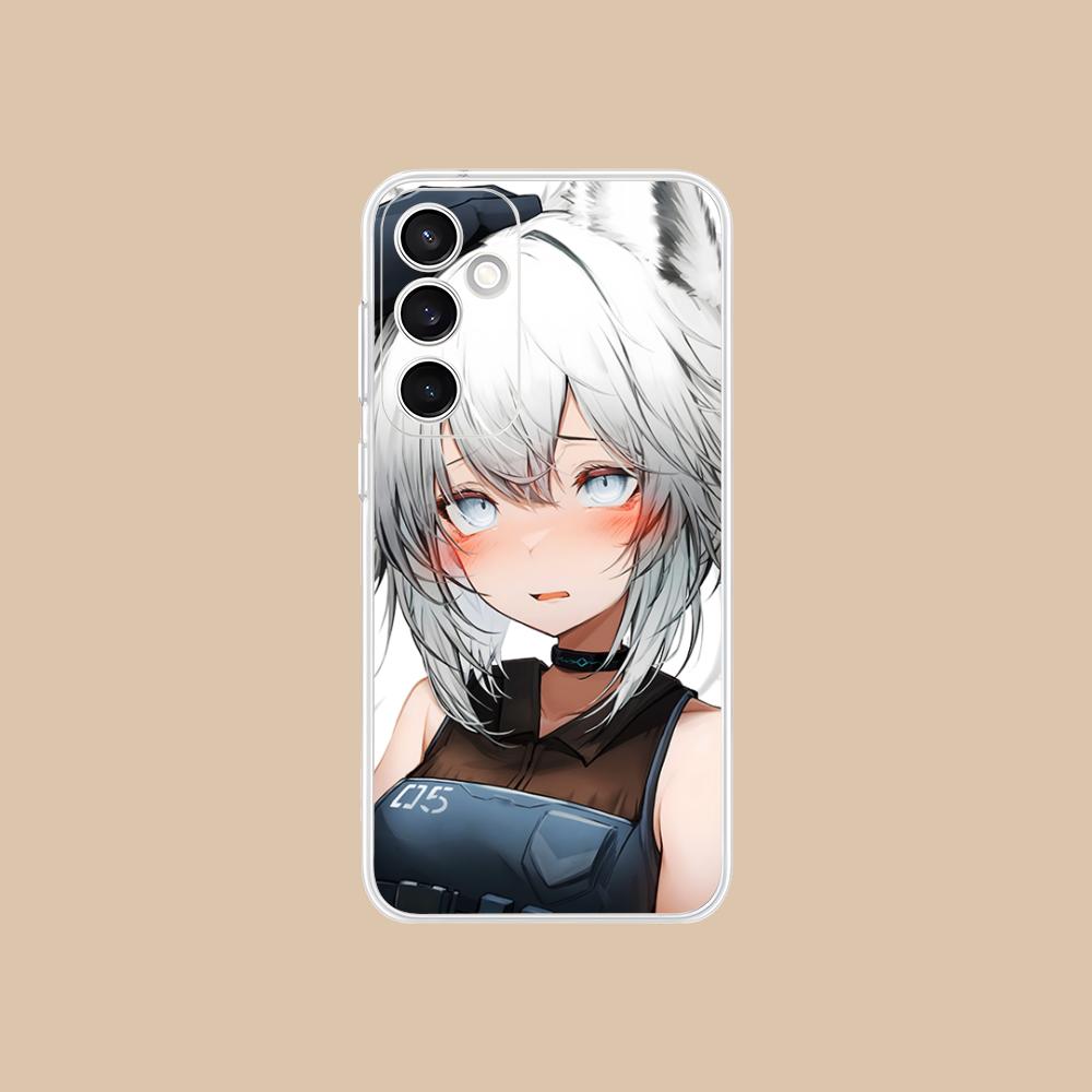 Arknights Grani Прозрачный чехол для мобильного телефона для Samsung Galaxy S25 S24 S23 S22 S21Plus FE Ultra Цветная накладка