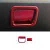 For Mazda 3 Axela 2014-2018 Bright Red Co-Pilot Storage Box Handle Cover Trim