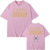 Singer CAZZU Latinaje Album 2026 Letters Print Tshirt Unisex Women Harajuku Hip Hop Street Tshirts Summer Hot Sale Cotton T Shirt