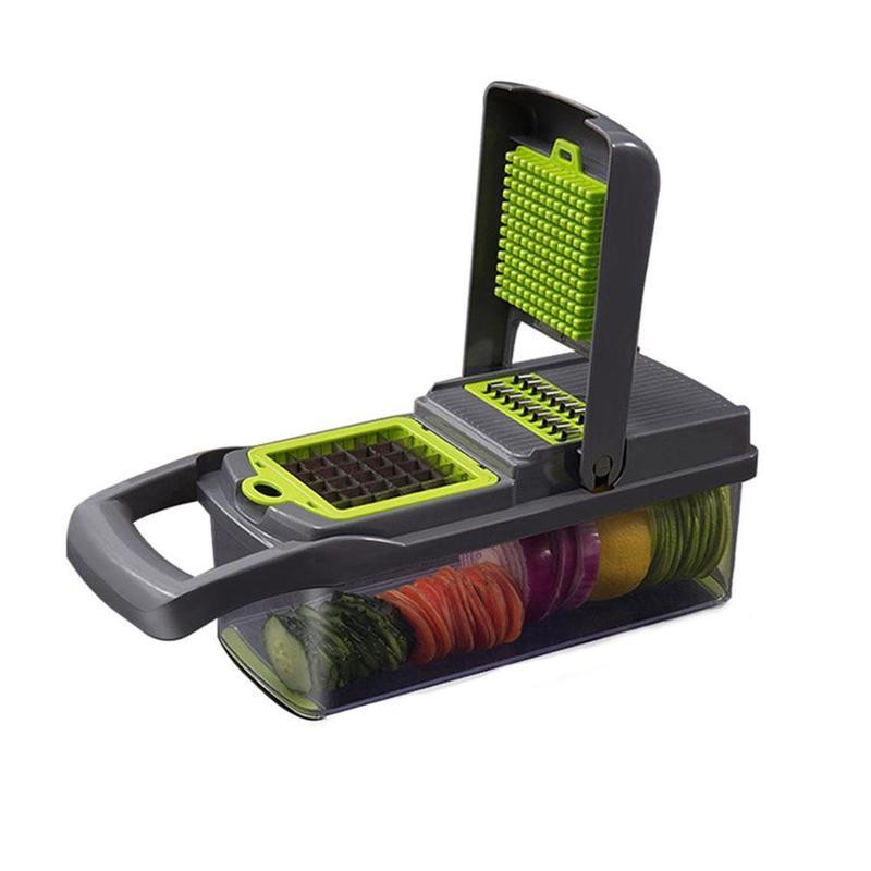 MaleWardrobe3 лезвия для нарезки кубиками, терка для очистки картофеля и чеснока, кухонные принадлежности