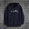 Mens Street Style Hoodies 2025 Urban Fashion Hip Hop Hooded Sweatshirt Male Trendy Casual Wear Autumn Winter Hoody Pullover Tops