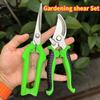 Pruner Garden Scissors Set  Professional Sharp Bypass Pruning Shears Tree Trimmers Secateurs Hand Clippers For Garden Beak Scissors