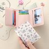 Cat Pattern Girls Coin Purse Multiple Card Slot Three-Fold Wallet Student