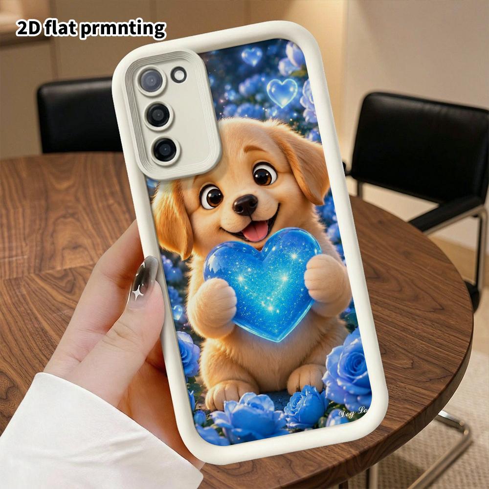 Phone Case: 2D Flat Samsung Galaxy A34 A35 M05 M06 S20 S22 S21 FE Plus 5G Gradient Protective Case, Bright Smile, Christmas and Halloween Gift