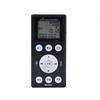 YAMAZEN Curium Voice Recorder Raditor Black Width 5.5 X Depth 2.1 X Height 11.5cm YRT-R200(B