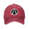Borderlands White Emblem Denim Fabric Cap Casual Baseball Caps Adjustable Hat Summer Unisex Baseball Hats