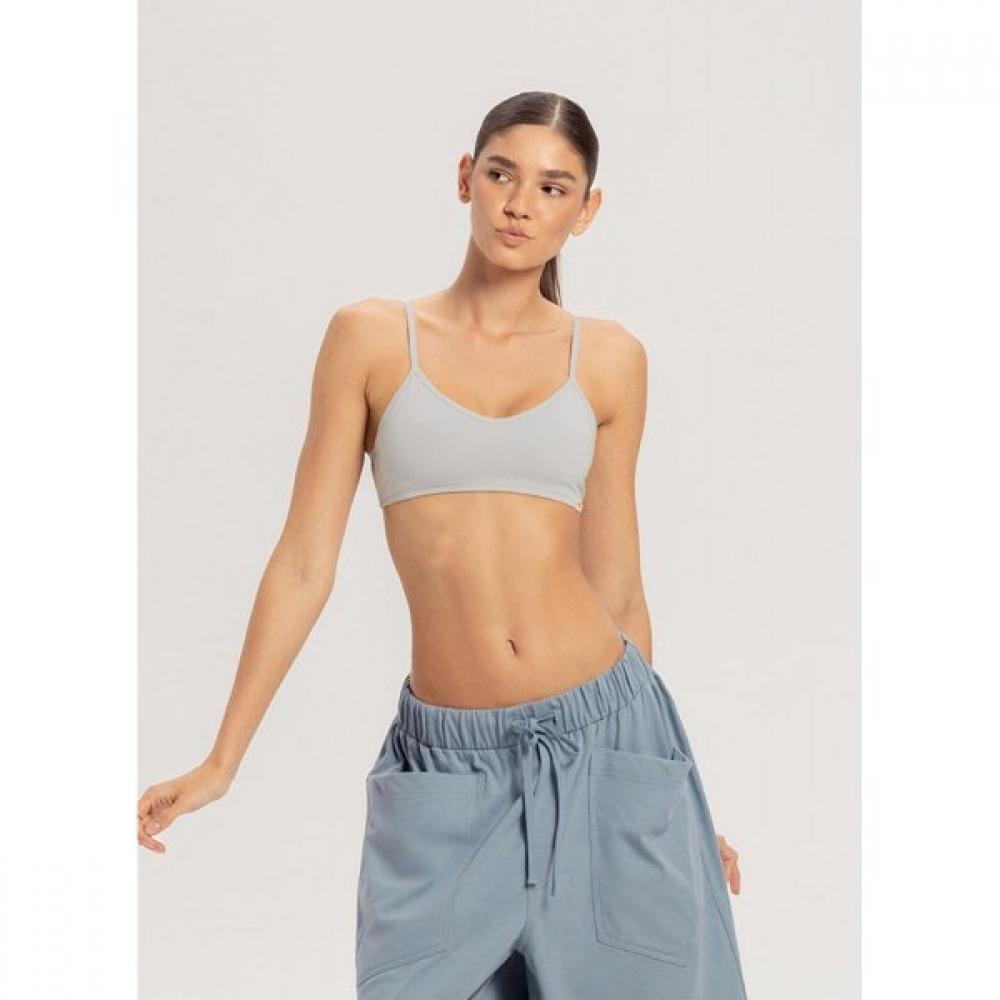 Chevron Bra Top Gray Dawn B61002atb50 C24
