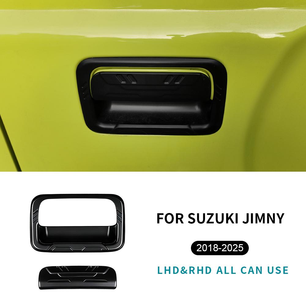 Для Suzuki Jimny 2018-2025 Накладка на внешнюю ручку двери автомобиля, ABS, устойчивая к царапинам и износу, Декоративная накладка на кузов автомобиля