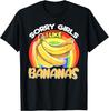 Sorry Girl I Love Banana Fun Lgbtq Gay Pride T-Shirts Unisex Short Sleeve Fashion Streetwear Tshirts