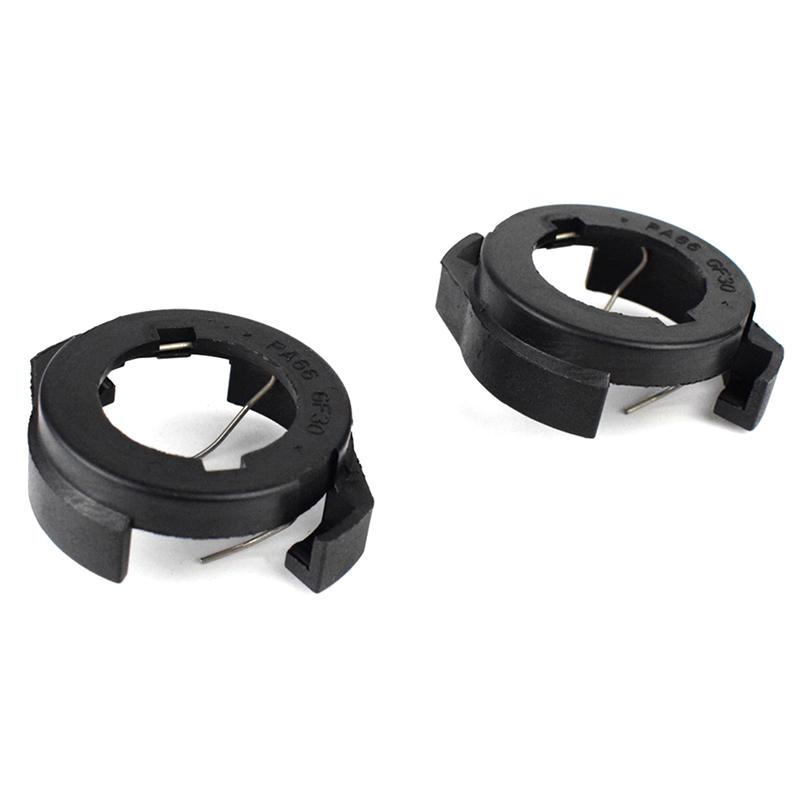 1 Pair H7 Automobile Led Headlight Bulb Base Replacement Holder Adapter For Alfa Romeo Vw Passat B6 Vw Magotan 09-10 Ford Kuga