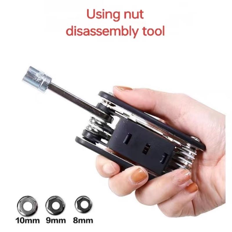 16 In 1 Multi Functional Portable Screw Tool Set for Motorcycle Accessories Bike Furniture Maintenance Tools Hexagon Wrench Set
