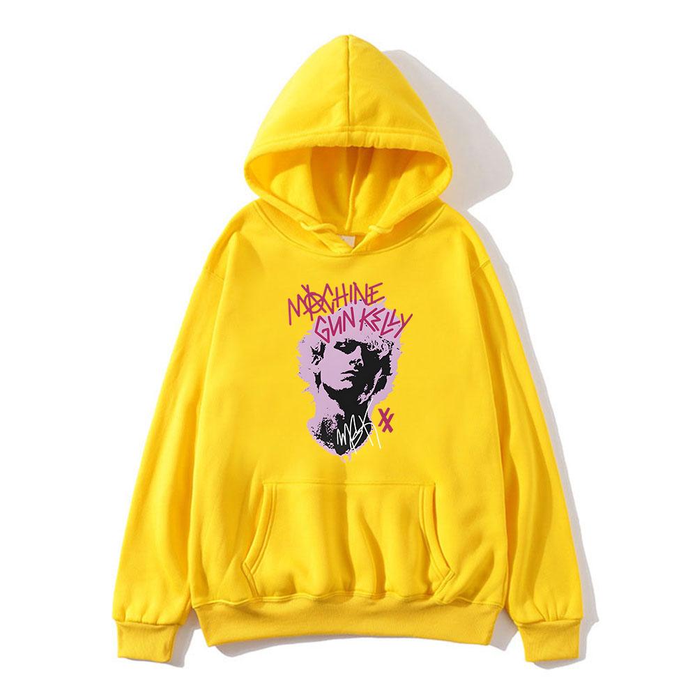 Толстовки Mgk XX EST Til I Die с принтом рэпера Machine Gun Kelly с капюшоном и длинным рукавом в стиле хип-хоп Moletom