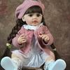 Lifelike Princess Reborn Baby Dolls Girl Full Silicone Vinyl 22 Inch Baby Doll Toys Made of KEIUMI Kids Birthday Gifts