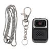 Tiny Keychain Camera 1080P HD Video 2MP Picture Portable Miniature Retro Digital Camera with 32GB Storage Card Black