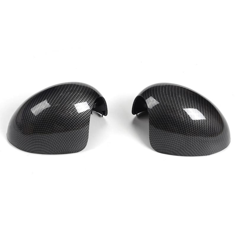 ABS Carbon Texture Wing Mirror Cover Cap 51162754913 For Mini For Cooper R55 R56 R57 R58 R60 R61 2007-2014 -2Pcs