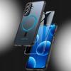 Magnetic Matte BLACK Case for Samsung A17 5G | for MagSafe DURABLE + Glass