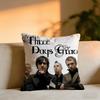Three Days Grace Cushion Cover Cozy Velvet Throw PillowSoft Warm Cushion For Sofa  Bed