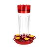 Plastic Hummingbird Feeder with Hook Hanging Hummingbird Feeder Leak Proof Bird Food Dispenser for Indoor Backyard Patio Decor