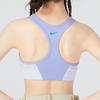 Nike Спортивный бюстгальтер с поддерживающим логотипом, женское нижнее белье, светло-фиолетовый DQ5135-569