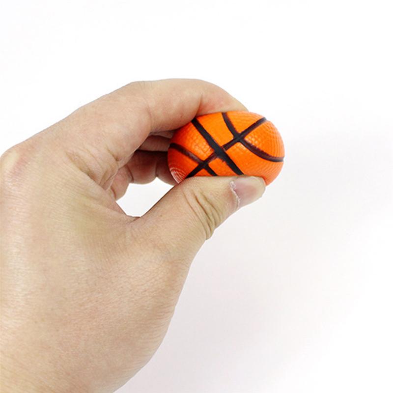 6-20Pcs Children Mini Soft Pu Basketball Toys Anti Stress Relief Ball Soft Foam Rubber Squeeze Balls Motion Toys Birthday Gifts