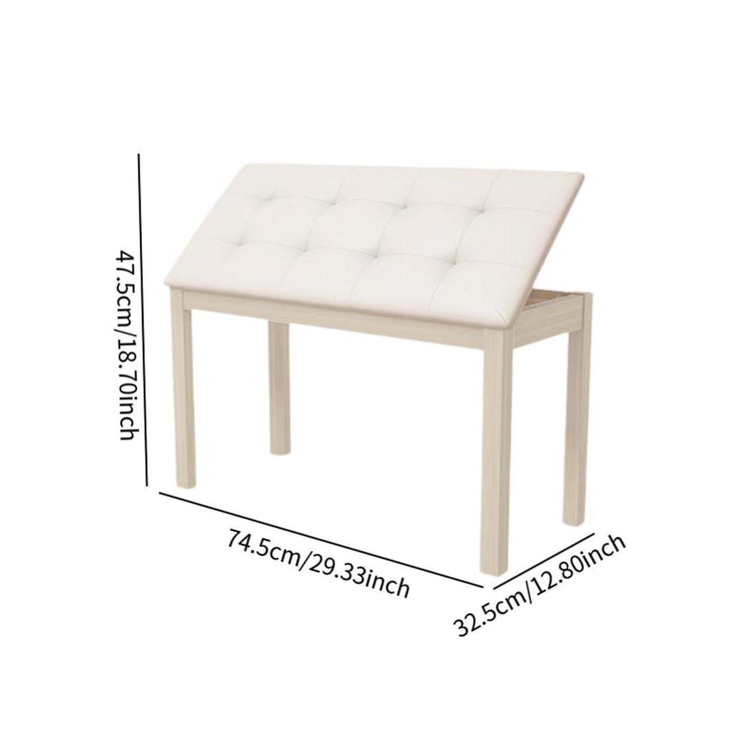 Скамейка для пианино Сиденье для пианино Универсальная табуретка-книжный шкаф Сверхпрочная табуретка для пианино Стул для