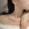 Moonlight Galaxy Bracelet 925 Sterling Silver INS White Chalcedony Bracelet Summer Light Luxury High-end Jewelry Set for Women