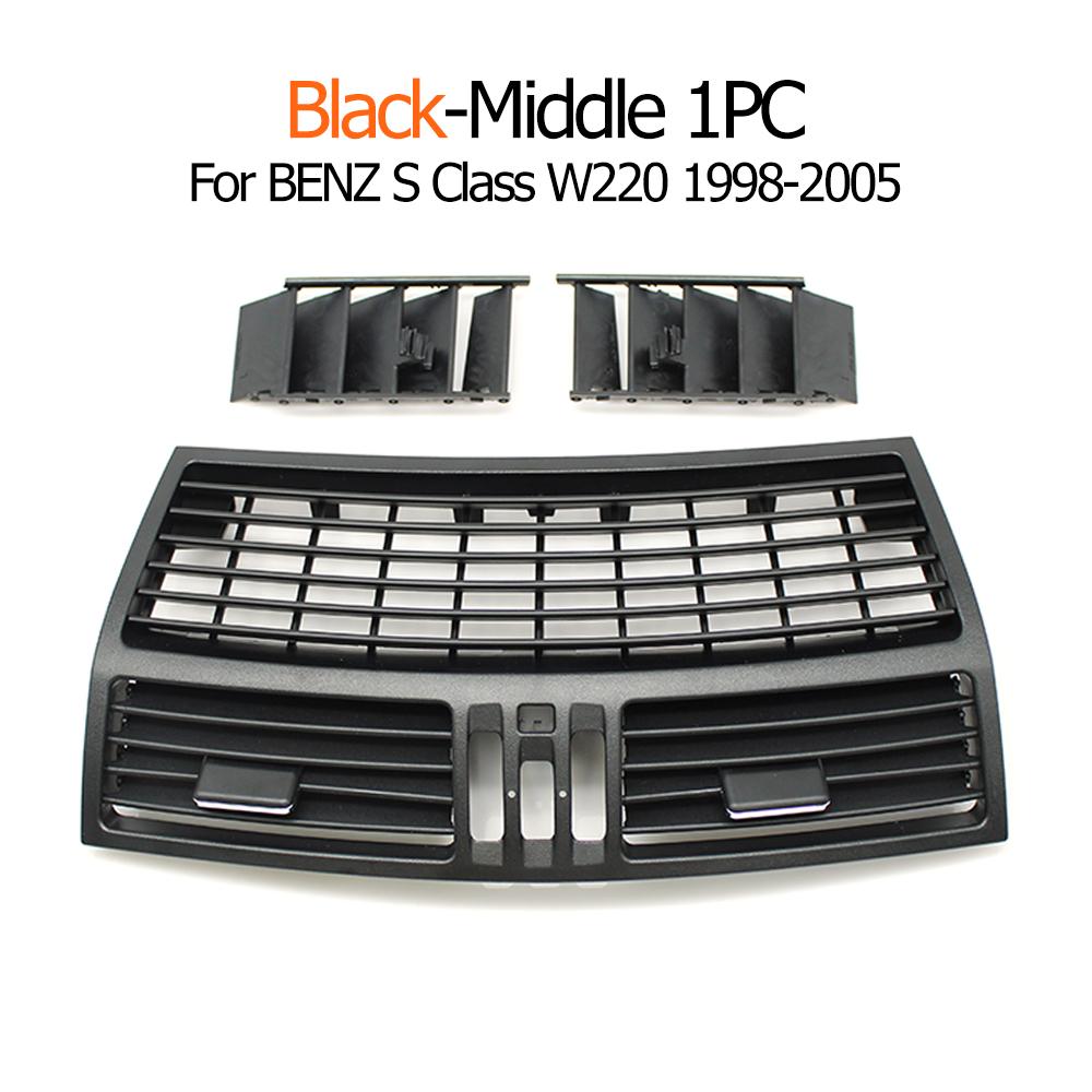 Car Front Left Right Middle AC Vent Grille Outlet Panel Cover Replacement For Mercedes BENZ S Class W220 S300 S350 1998-2005