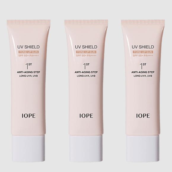 Iope UV Shield Tone Up Sun SPF 50+ PA++++ 50 мл (3 варианта)