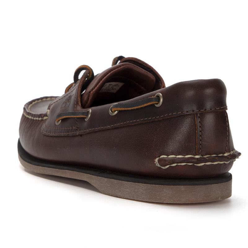 Timberland Удобные универсальные парусные туфли мужские коричневые 25077214