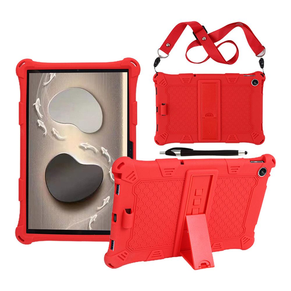 Мягкий силиконовый чехол-подставка для планшета Lenovo Tab M10 3-го поколения 10,1 дюйма TB-328FU 328XU, детский чехол + ремешок и стилус