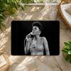 A-Anita Baker Floor Mat Flannel Rug Non Slip Absorbent Soft Washable for Entryway Hallway Bathroom Kitchen Decor