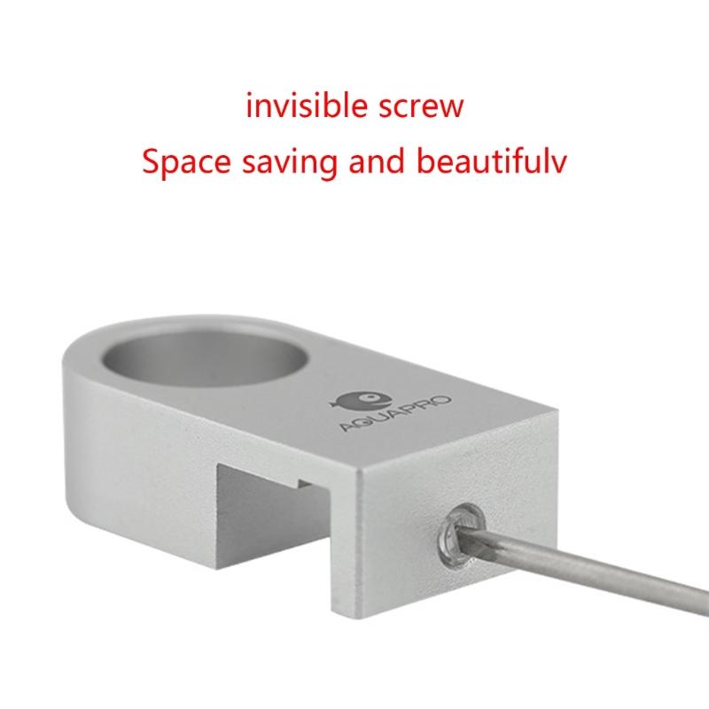 Зажим для водопроводной трубы из алюминиевого сплава для аквариума, зажимы для крепления фона X3UC