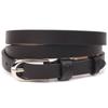 Тонкий женский кожаный ремень GRANDE PELLE Leather Belt 21438 Коричневый