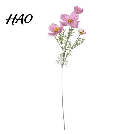 Realistic Cosmos Stems for DIY Projects 33" Tall Artificial Flowers Vases, Fake Silk Daisy Floral Branches with Versatile Plants Soft Furnishings