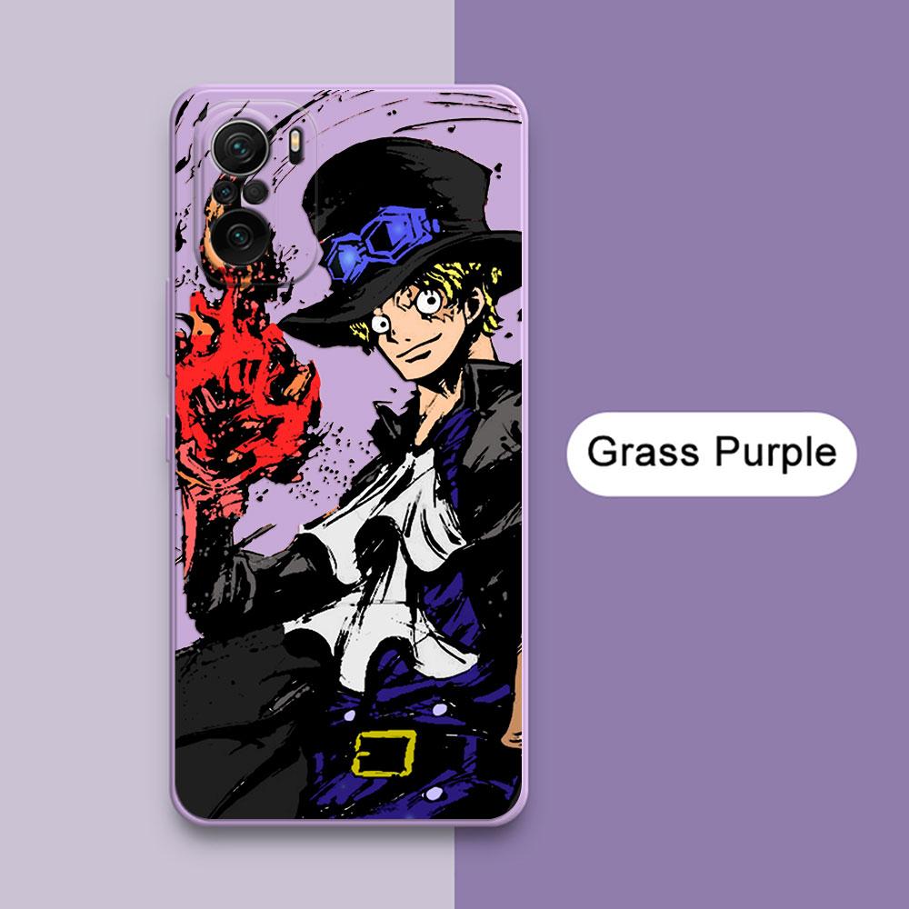 Japan Anime One Sabo Ace Pieces Case For Xiaomi Poco X7 F7 M7 X4 X5 F6 M6 Pro Mi 11T 12T 13T 14T 15T Pro 15 F8 Ultra Phone Cover