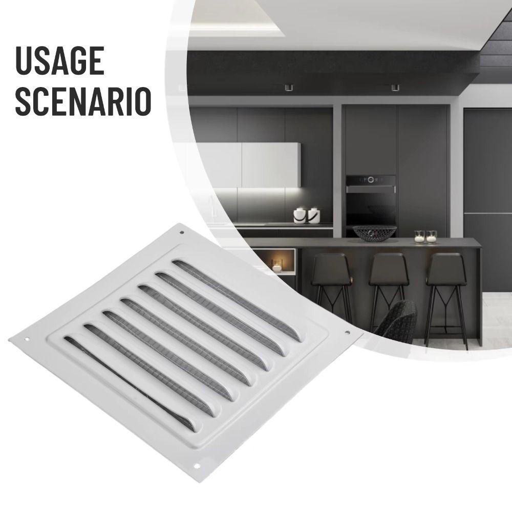 Stainless Steel Ventilation Cover Wall Vent Exhaust Vent Net Cover Square Vent Heating Cooling