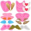 Angel Wings Silicone Cake Mold DIY Wings Fondant Chocolate Candy Biscuit Gumpaste Baking Cake Decoration