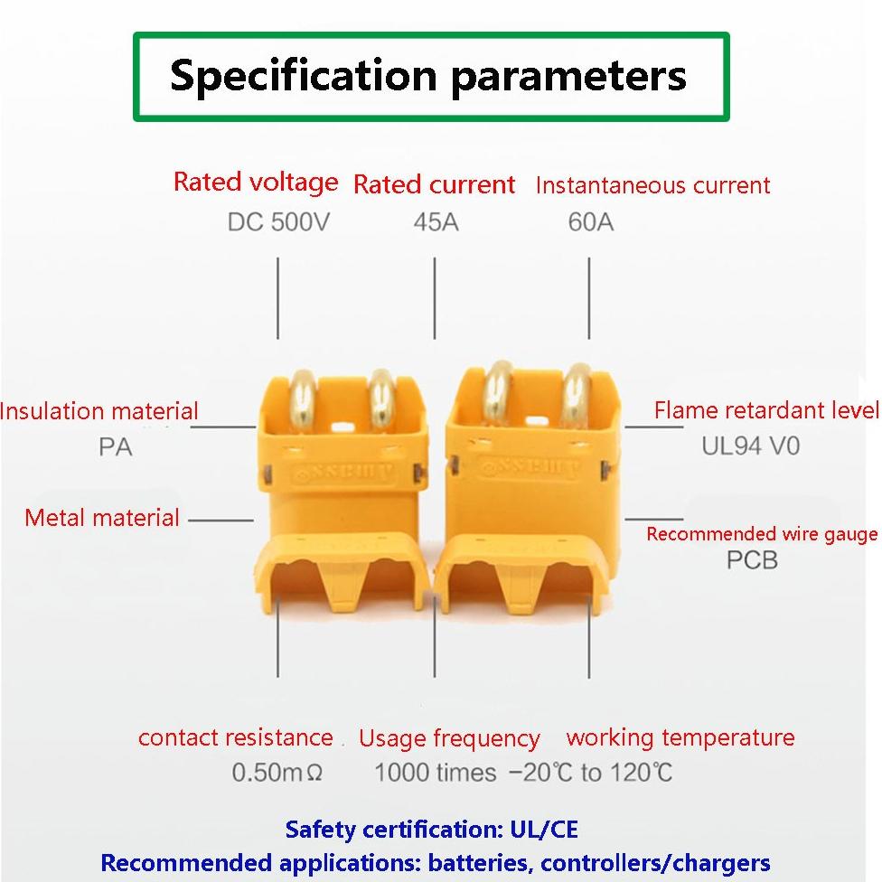 XT60 PW XT60PW XT30PW XT30 XT60E-M/F Разъем Штекер Розетка Мама Папа для Дрона RC Вертолета Li Литий-ионной Батареи Amass CE