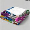 1PC M&M's Custom Name Patterned Flannel Blanket Suitable For All Seasons for Home Decor Warmth and Comfort Gifts Holiday Present