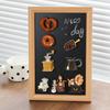 1PC Wordpad Sign Board Home Decoration Ornaments Hanging Wooden Board Refrigerator Sticker Storage 20x30/30x40cm