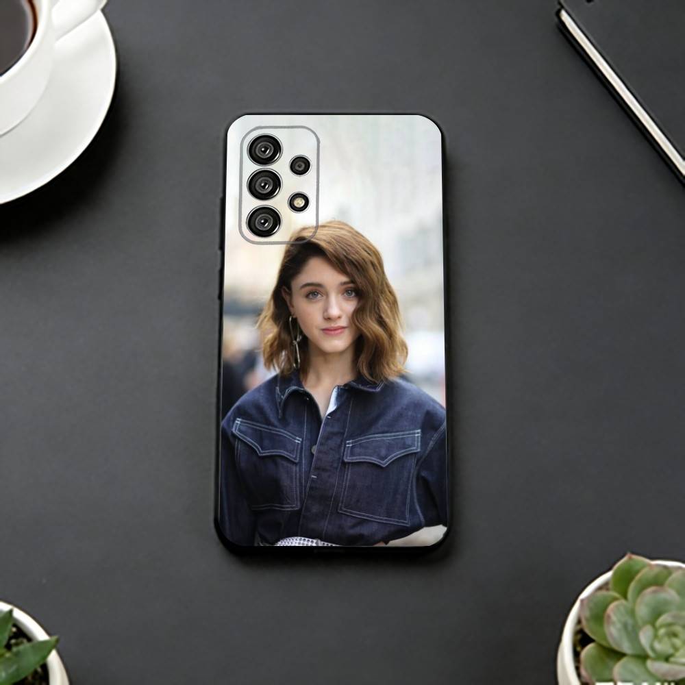 Ретро Шик Наталии Дайер Чехол для Телефона Для Samsung S25,S24,S21,S22,S23,S30,Ultra,S20,Plus,Fe,Lite,Note,10,Черный Чехол