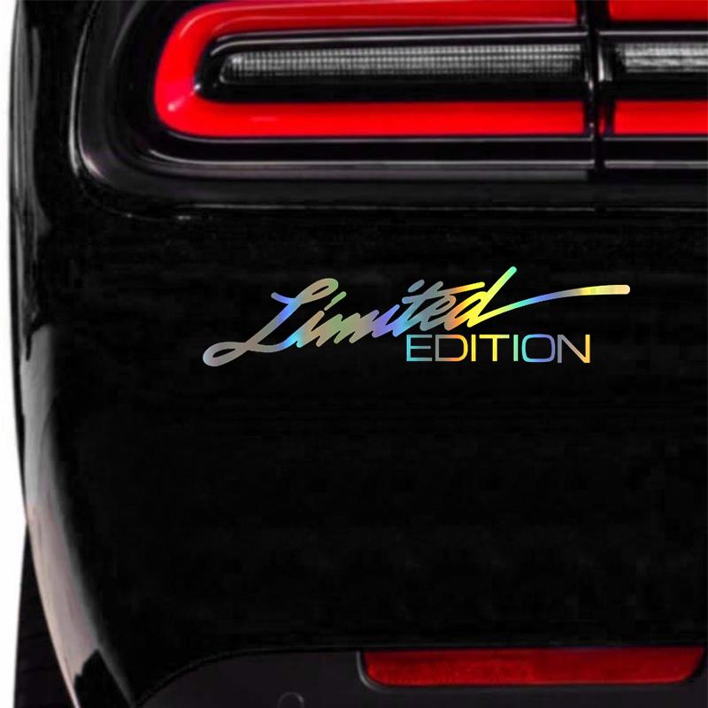 16 X 3.8 CM Laser Vinyl Letter LIMITED EDITION Pattern Car Motorcycle Body Bumper Window Sticker