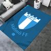 Новый ковер Malmö FF 2025 для гостиной, спальни, дома, украшение дивана, нескользящий коврик для игр детей